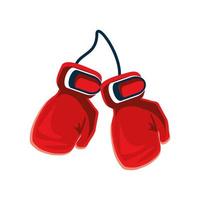 gants de boxe sport vecteur