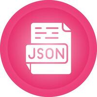 json vecteur icône