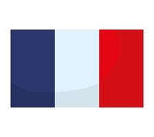 conception de drapeau français vecteur