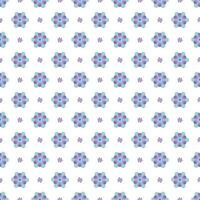 motif floral sans soudure sur fond blanc vecteur