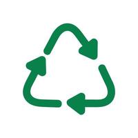 représentation du symbole de recyclage vecteur