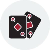 icône de vecteur de cartes de poker