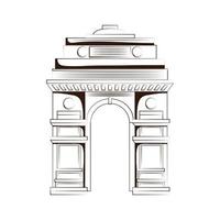 icône de l'arche indienne vecteur