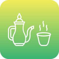 arabe café vecteur icône