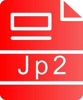 jp2 Créatif icône conception vecteur