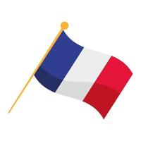 drapeau de la france vecteur