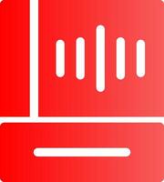 l'audio livre Créatif icône conception vecteur