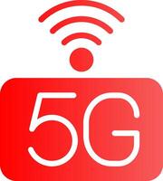 5g réseau Créatif icône conception vecteur