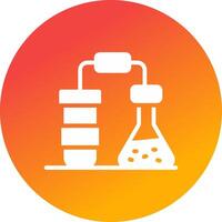 conception d'icône créative de chimie vecteur