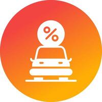 conception d'icône créative de prêt de voiture vecteur