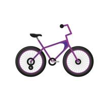 transport de vélo violet vecteur
