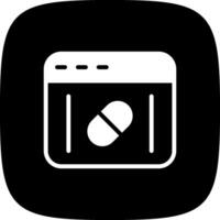 en ligne pharmacie Créatif icône conception vecteur