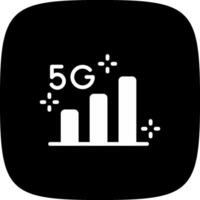 conception d'icônes créatives 5g vecteur