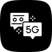 conception d'icônes créatives 5g vecteur