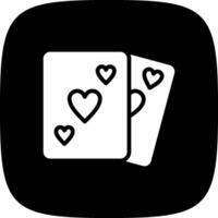 conception d'icône créative de poker vecteur