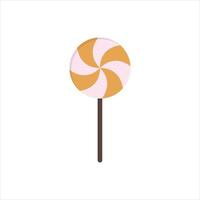 lollipop lolly candy icône vecteur ligne sur fond blanc image pour le web, présentation, logo, symbole d'icône