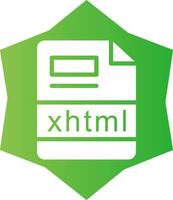 xhtml Créatif icône conception vecteur