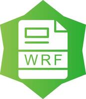 wrf Créatif icône conception vecteur