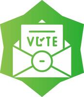 voter la conception d'icônes créatives vecteur