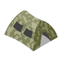 concepts de camp militaire vecteur