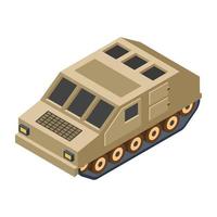 concepts de panzer militaire vecteur