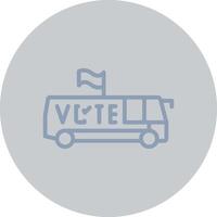 conception d'icône créative de bus vecteur