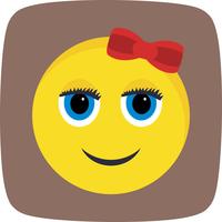 Emoji Girl Vector Icon