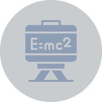 conception d'icône créative de relativité vecteur