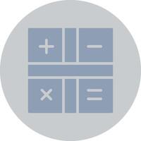 conception d'icône créative calculatrice vecteur