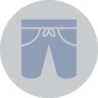 conception d'icônes créatives de shorts vecteur