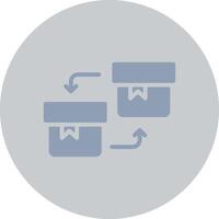 conception d'icône créative de remplacement vecteur