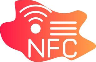 nfc Créatif icône conception vecteur