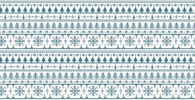 fond panoramique blanc de noël avec des dessins et des motifs de la fête - vector