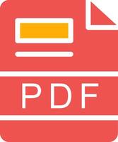 pdf Créatif icône conception vecteur