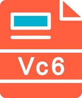 vc6 Créatif icône conception vecteur