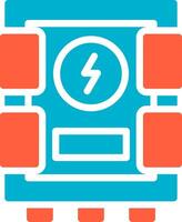 conception d'icône créative de panneau électrique vecteur