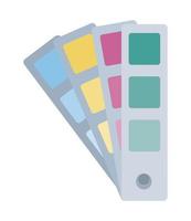 concepteur de couleurs de palette vecteur