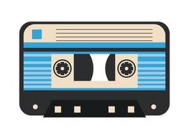 icône pop art cassette vecteur