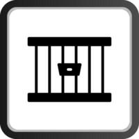 conception d'icône créative de prison vecteur