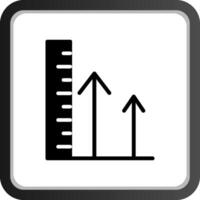 conception d'icône créative de hauteur vecteur