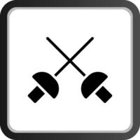 conception d'icônes créatives d'épées vecteur