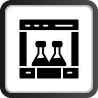 conception d'icône créative de chimie vecteur