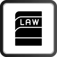 conception d'icônes créatives de livre de droit vecteur