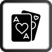 conception d'icônes créatives de cartes à jouer vecteur