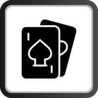 conception d'icône créative de poker vecteur