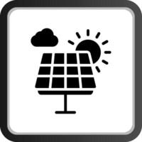 conception d'icône créative de panneau solaire vecteur