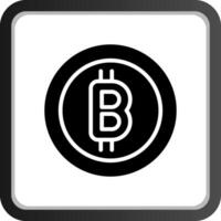 bitcoin Créatif icône conception vecteur