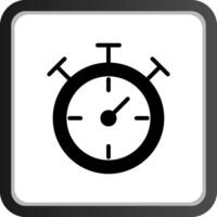conception d'icône créative chronomètre vecteur