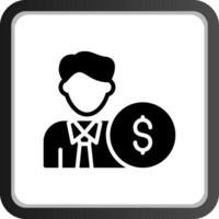 conception d'icône créative de bailleur de fonds vecteur