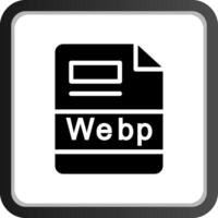 webp Créatif icône conception vecteur